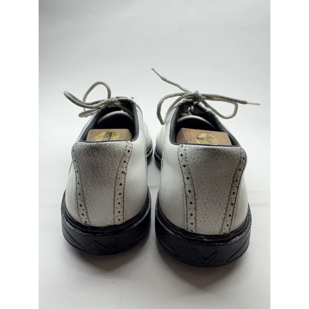 Callaway CG Sport Comfort Saddle Golf Shoe Men 9 White/Black M210-01